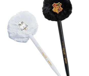 Caneta Pompom com Aplique Harry Potter 1